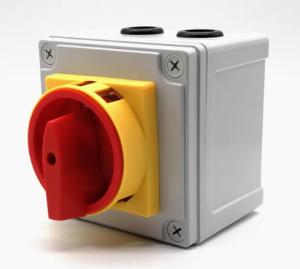 Quality 40A 50A 63A Load Isolation Switch Rotary Cam Switch 220V 230V Enclosed Switchgear for sale