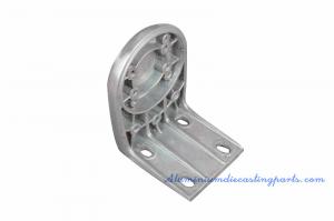 China Silver Powder Coated Aluminium Die Casting Process Services For Curtain Spiale Bracket on sale