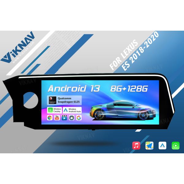 Car GPS Multimedia Player Aftermarket Radio Stereo For Lexus ES200 ES250 ES350 ES300h 2018-2020 Carplay