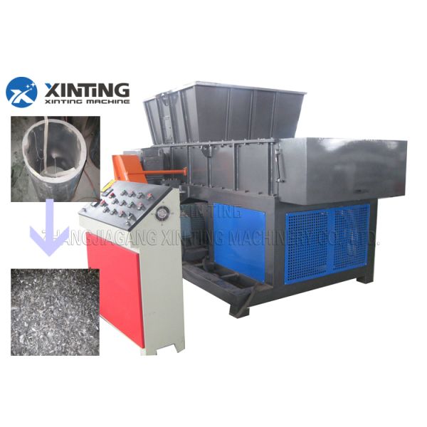 3-8mm Output Size Single Shaft Shredder Waste Recycling Plastic Crusher Machine