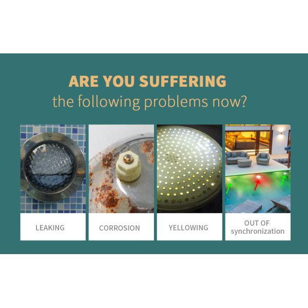 Circular PAR56 Niches UL Certificated Pool Light 520LM