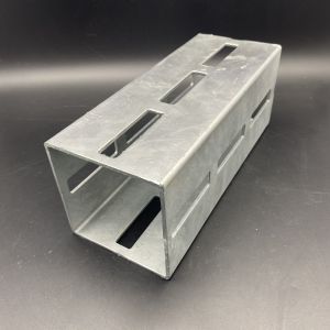 Quality Construction Q355B 80X80X3mm Slotted Square Channel for sale