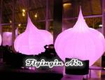 Big Rain Shape Printing Inflatable Light Cone with Light for Shop and Event