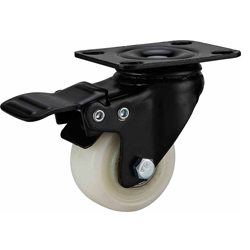 light duty 2 inch white PP caster, 2.5 inch, 3 inch PP castor, swivel PP caster, mini caster