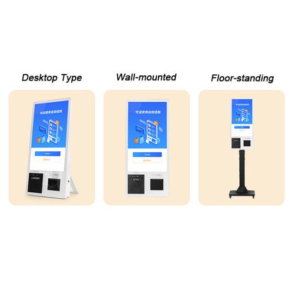 Eco Friendly Self Service Touch Screen Kiosks 21.5in In Restaurants