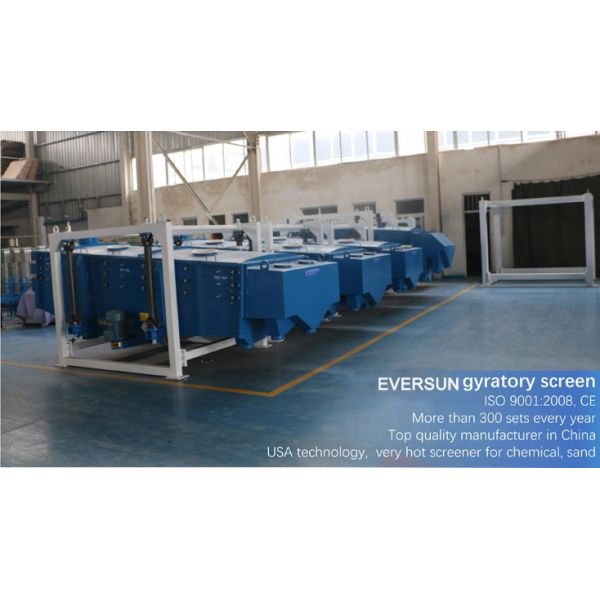 High Capacity PVC Fine Powders Rectangular Gyratory Sifter