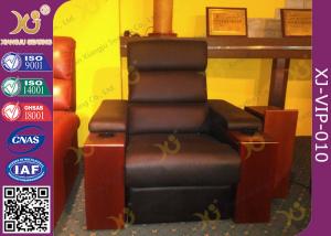 Quality Cinema Room Chairs Home Theater Sectional Couch Pushing Back Recliner Sofa for sale