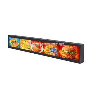 Quality Wall Mount Bar 250cd/M2 LCD Advertising Screen for sale