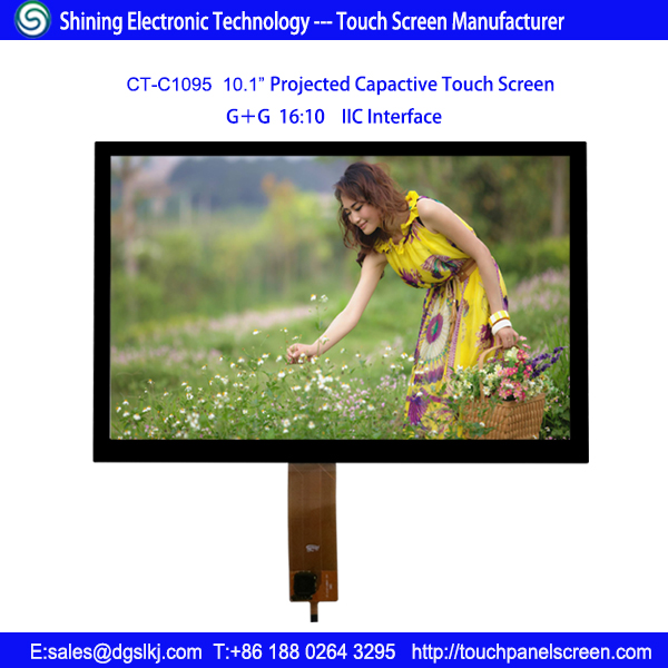 Touch Screen Lcd Panel For Touch Handheld Devices , 16:10 COF Type GT928 Controller