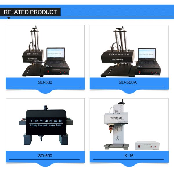 Portable Touch Screen Dot Peen Marking Machine For Steel Pneumatic Metal Marking Tools