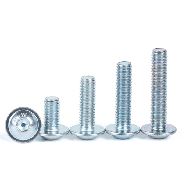 Grade 10.9 M1.6-M64 ISO9001 2008 CE Certified Hexagon Socket Button Head Screw With Collar