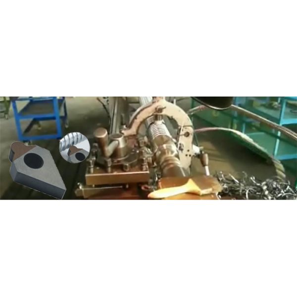 High Precision CBN Threading Inserts Full Radius Grooving Inserts For Ball Screw