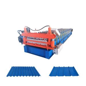 Quality Double Layer Trapzoidal Sheet Metal Roll Forming Machines Corrugated Making for sale