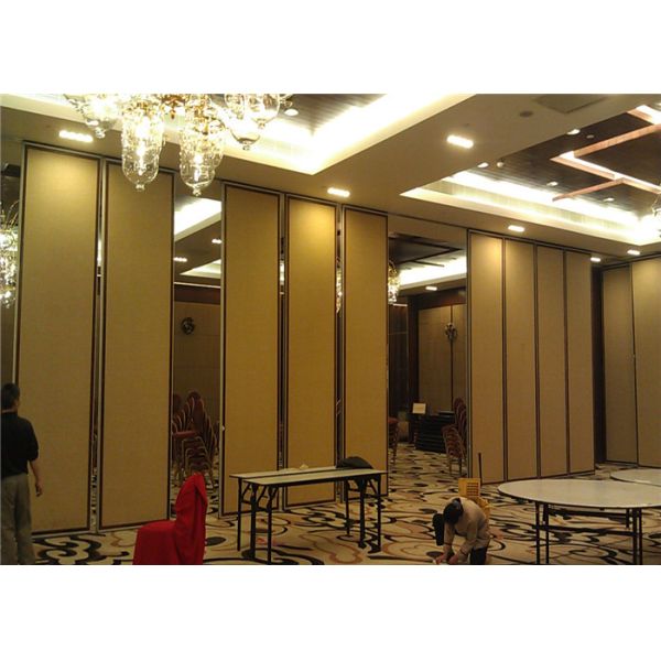 65mm Movable Sound Proof Partitions Aluminum Interior Wall Panel For Office