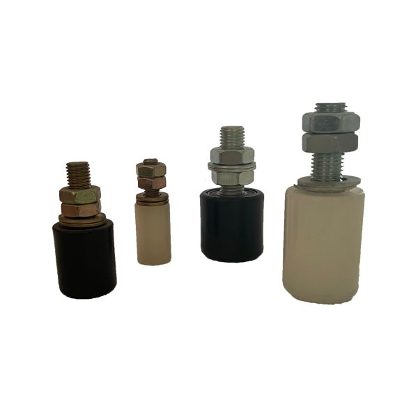 30mm Sliding Gate Guide Rollers Rolling Nylon Cantilever Gate Rollers Hardware With Bracket