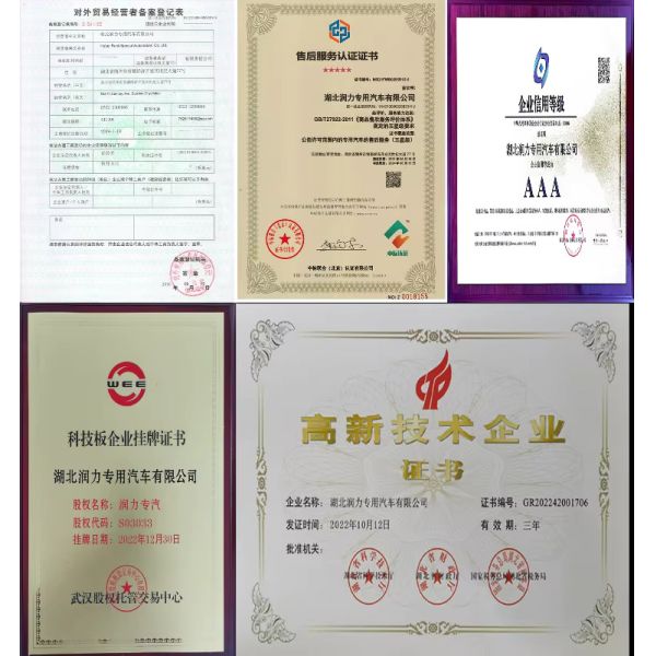 5CBM 4x2 Dongfeng Rubbish Compactor Truck Euro 3 With Back Bucket