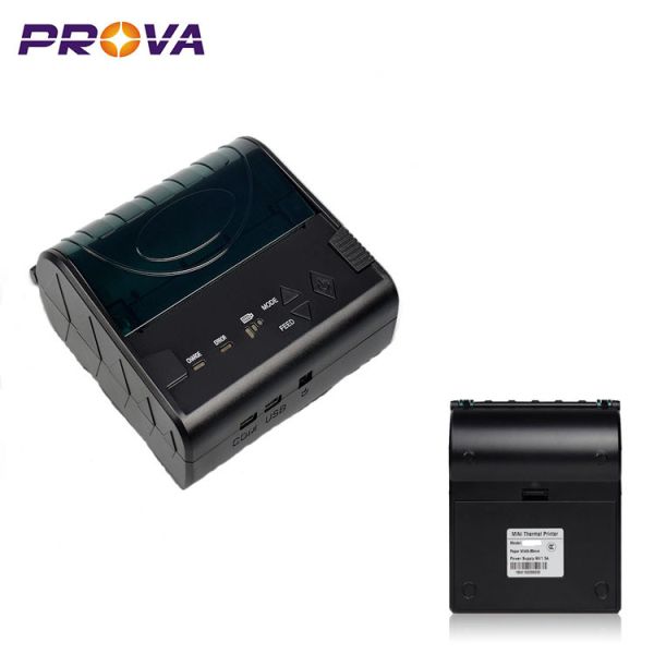 Bluetooth Portable Wireless Printer , 80mm Portable Mini Thermal Printer
