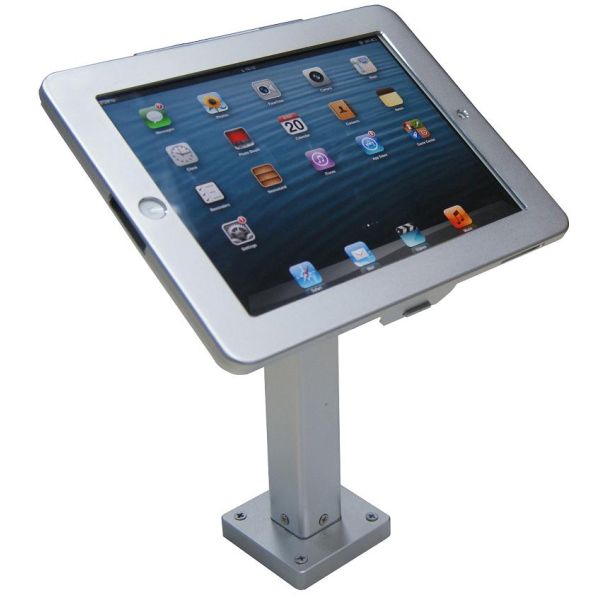 COMER wall mount anti-theft display kiosk for tablet ipad in shop, hotels, restaurant