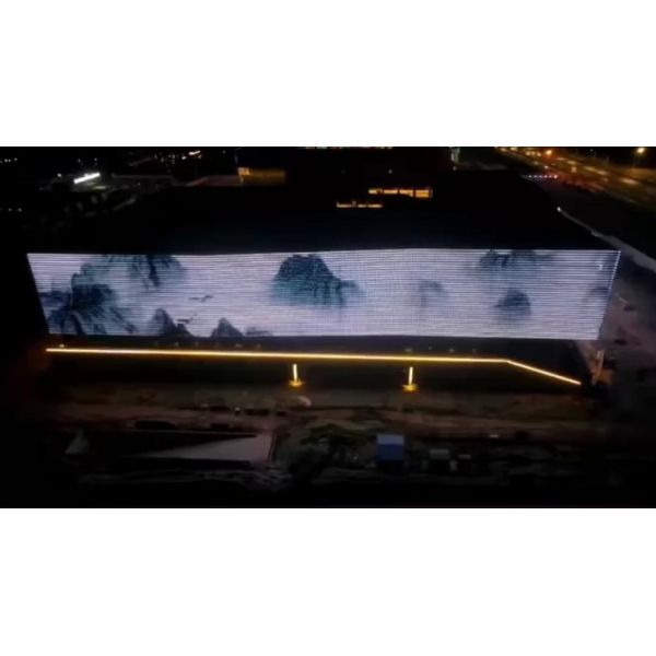 160° Light Angle SMD 5050 LED Mesh Screen for Permanent Customized Outdoor Advertising
