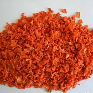 Quality 25kg/bag Air Dried Carrot Chips Dehydrated Carrot Flakes Nutritious Delicious And Healthy for sale