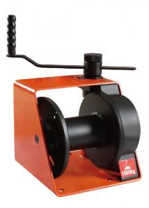 Quality HWV Type Hand Winch , Heavy Duty Electric Winches With Self - Lock Device for sale