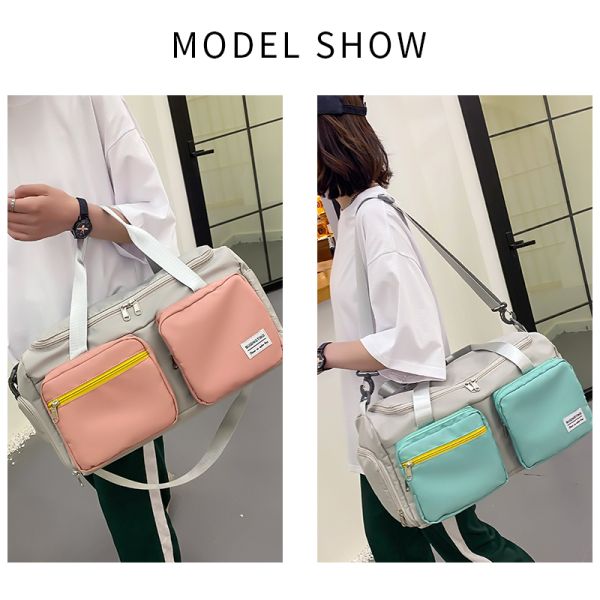 Overnight Tote Waterproof Camping Bag Unisex Multicolor Practical