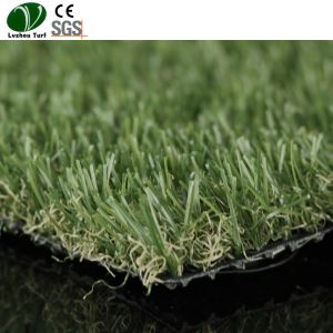 Quality Landscaping Synthetic Playground Turf / Green 25mm Artificial Grass Garden for sale