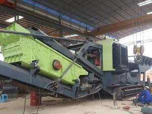 Quality 400 T/H MOBILE Slate Stone Cone Crusher Machine With 5m3 Hopper Capacity MC-300CS for sale
