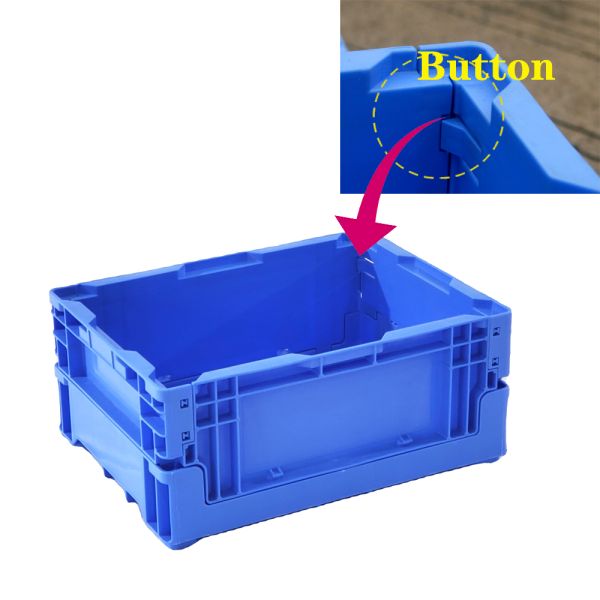 External Size 365*275*160mm Small Foldable Moving Crates for Convenient Transportation