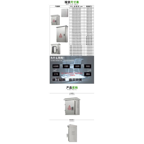 Dustproof Electrical Wall Mounted SS304 IP65 Metal Junction Box