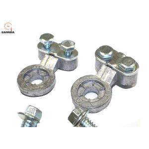 China Lead Plated Outdoor Car Accessories  Automotive Battery Terminals With Zinc Side on sale