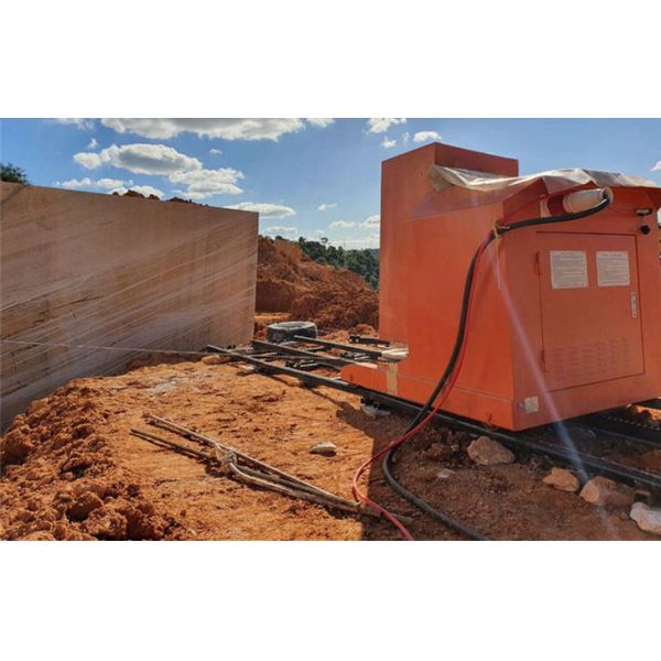 High Efficiency Granite Quarrying Diamond Wire Rope Saw Machine For Granite Mining