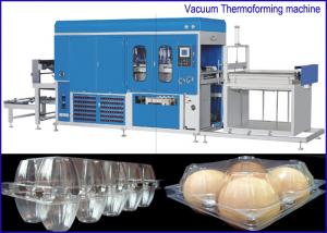 Quality Automatic Plastic Vacuum Thermoforming Machine For Egg trays / High efficiency for sale