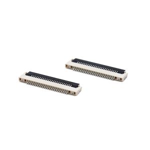 China Dual Bottom Contact Precision FFC FPC Connector 1.2mm Height With Flip Lock on sale