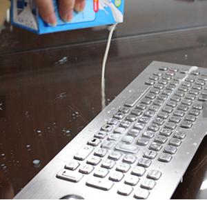 Quality IP65 Dynamic 5VDC Industrial Washable Computer Keyboard FCC With Touchpad for sale