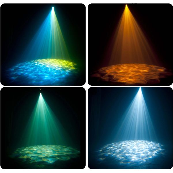 IP65 200w Gobo Water Wave LED Projector Light Powder Coated Finish