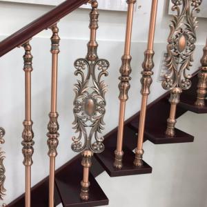 Quality 1000mm Height Transparent Acrylic Stair Railing Luxury Aluminium Handrails For Stairs for sale