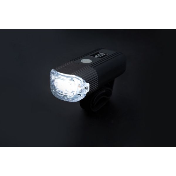 Night Riding Rechargeable LED Bike Lights 50% Brightness ABS