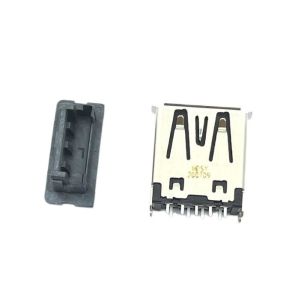 15u" PA10T USB3.1 Micro USB Pcb Socket Pin Out Female H14.5mm