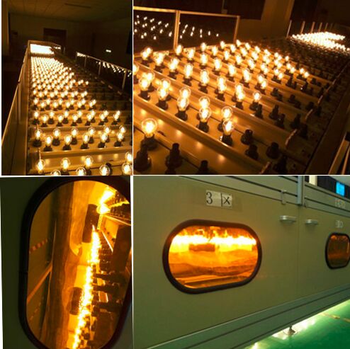 A60 bulb glass E27 Edison COG lamp LED Filament Bulb Candle Light Sapphire Substrate