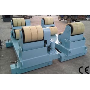 Quality Welding turning rolls Widen PU wheels Manual walk for sale