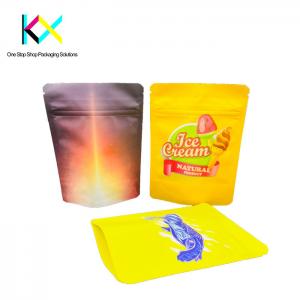 China Lightweight Matte Zipper Snack Food Packaging Bags ISO9001 Certified on sale