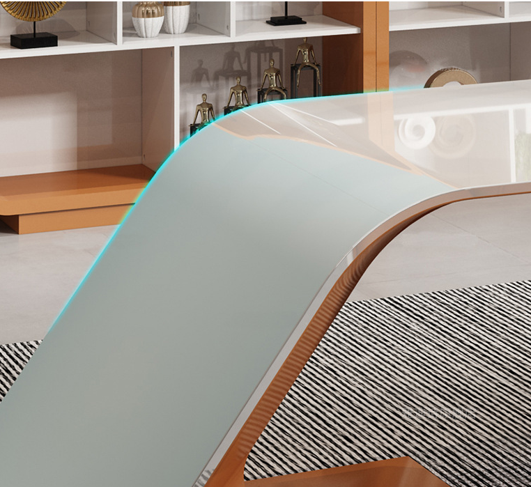 Luxury Executive President Manager Supervisor Desk with MDF Baking Varnish Material