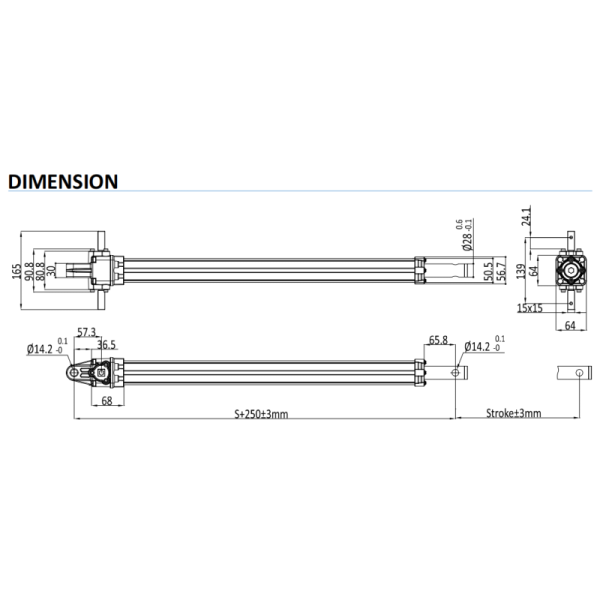 U18C Adjustment Actuator for Solar Tracker Systems