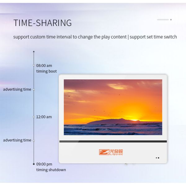 85inch Advertising 350cd/M2 LCD Screen Wall For Milk Tea Shop