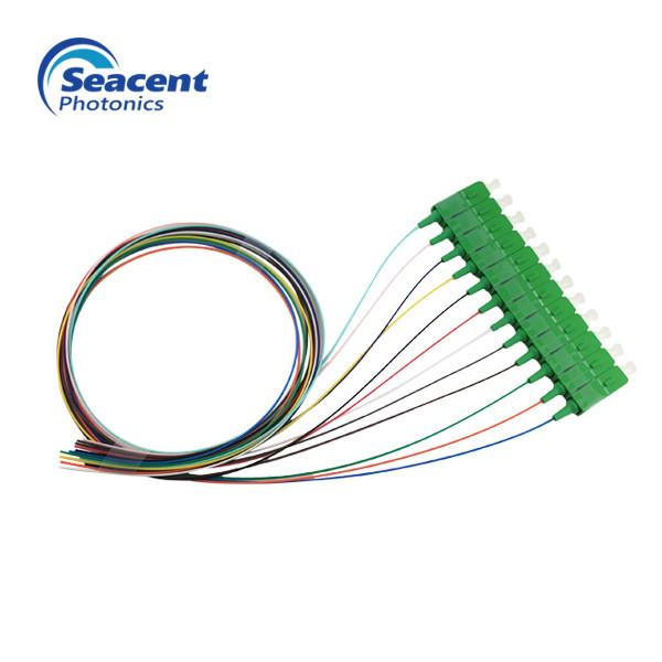 Buy SC APC Fiber Pigtails 12 Color Beam 0.5m For Optical Fiber Sensing System at wholesale prices