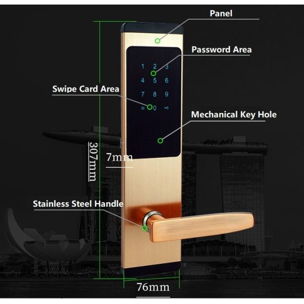 Home Apartment Electronic Password Digital Hotel Smart Lock