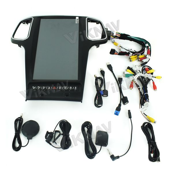 Viknav Car Radio For Jeep Grand Cherokee (2014-2019) 14.4 inch Android 13 Auto Stereo GPS Navigation Wireless Carplay