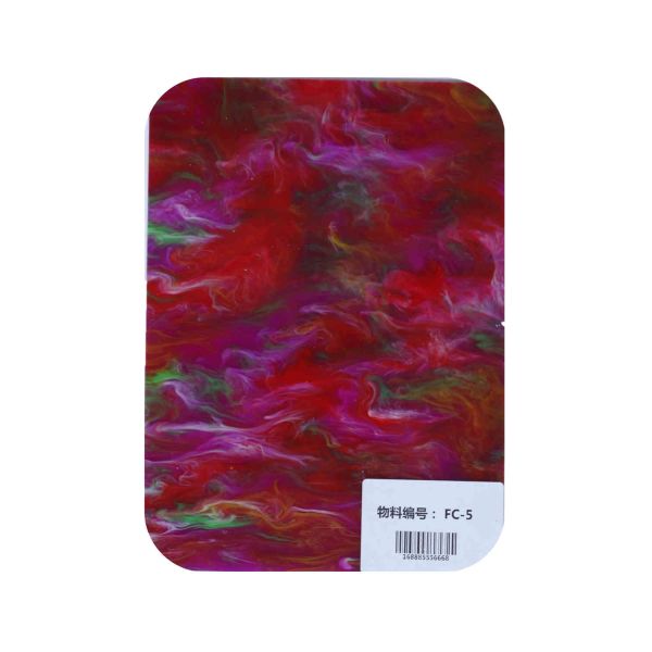 Color Mirror Marble Pattern Acrylic Sheet 1220*2440mm For Decoration Colorful Acrylic Sheet