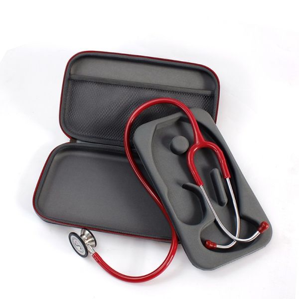 PU Leather MDF Stethoscope Storage Case Shock Proof